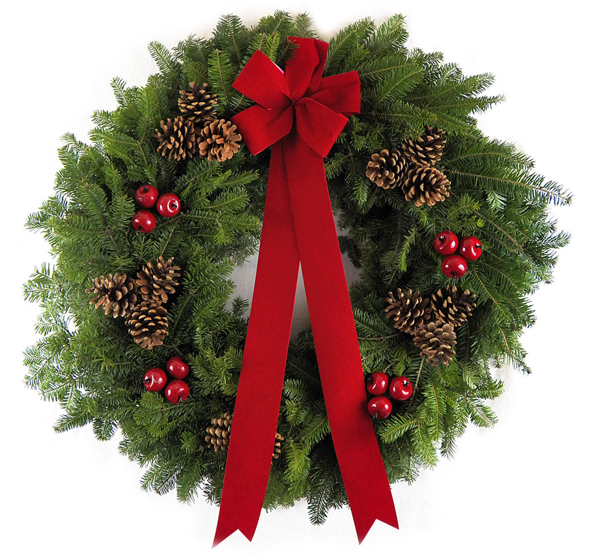 30" Maine Holiday Wreath